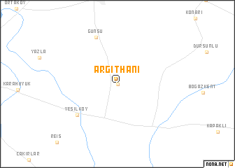 map of Argıthanı