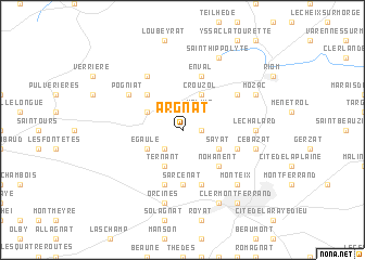 map of Argnat