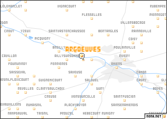 map of Argoeuves