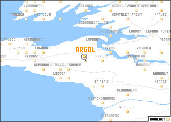 map of Argol