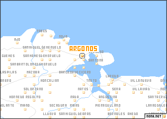 map of Argoños