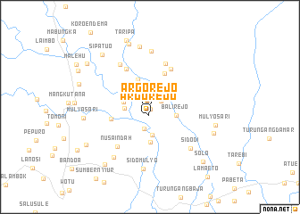 map of Argorejo