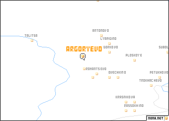 map of Argor\