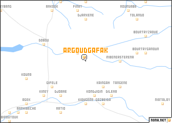 map of Argoud Gafak