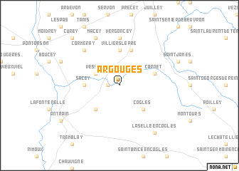 map of Argouges