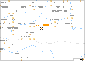 map of Argouni