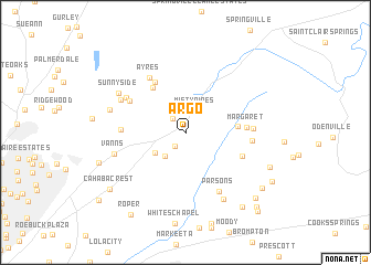 map of Argo