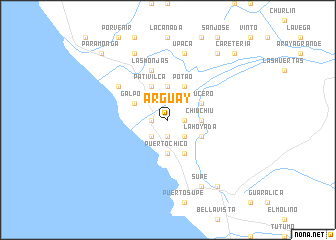 map of Arguay