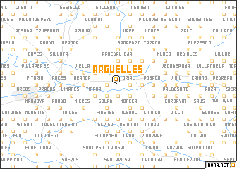 map of Argüelles