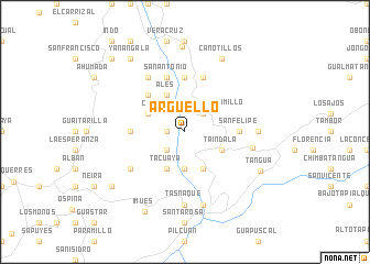 map of Argüello