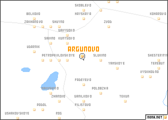 map of Argunovo