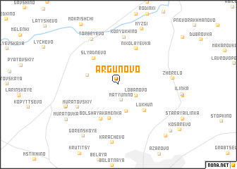 map of Argunovo