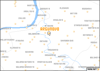 map of Argunovo