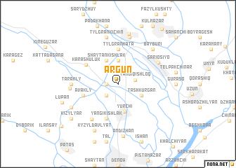 map of Argun