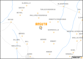 map of Arguta