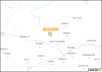 map of Argvani