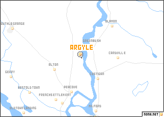 map of Argyle