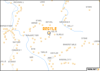 map of Argyle