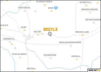 map of Argyle