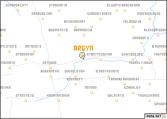 map of Argyn
