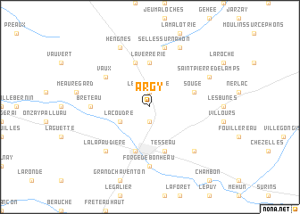 map of Argy