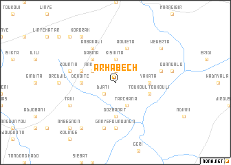map of Arhabèch