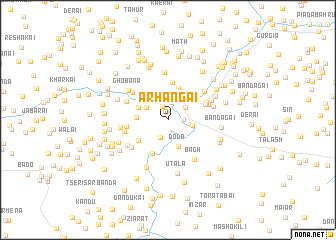 map of Arhangai