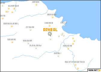 map of Arhbâl