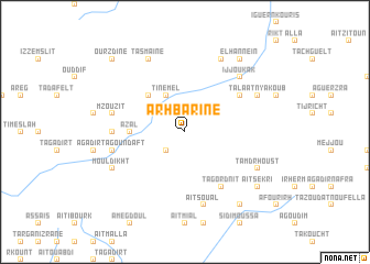 map of Arhbarine