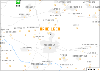 map of Arheilgen