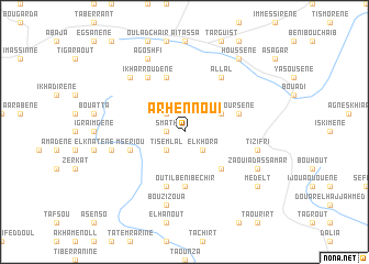 map of Arhennoui