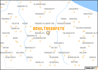 map of Arhil Tassafete