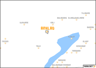 map of Arhlad