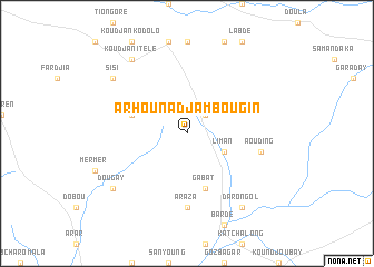 map of Arhouna Djambougin