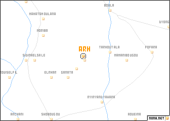 map of Arh