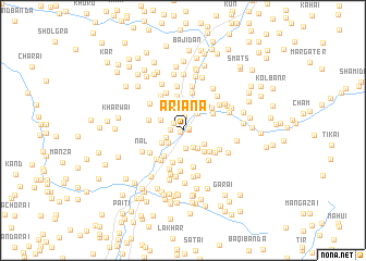 map of Ariāna