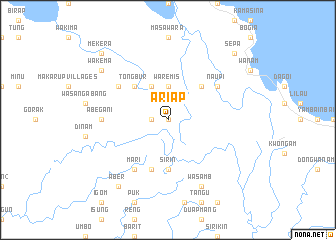 map of Ariap