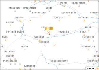 map of Aría