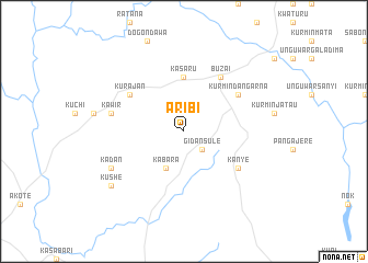 map of Aribi