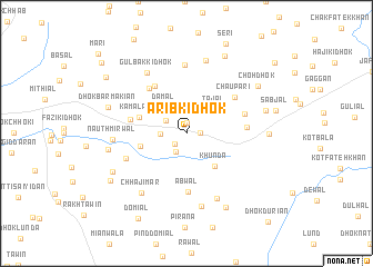 map of Ārib ki Dhok