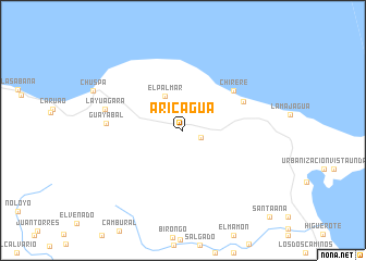 map of Aricagua