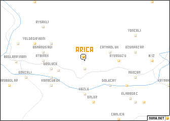 map of Arıca