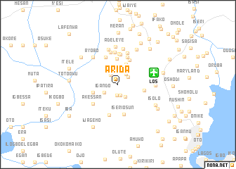 map of Arida