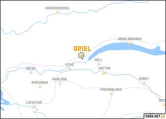 map of Ariel