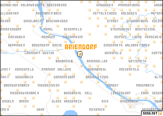 map of Ariendorf