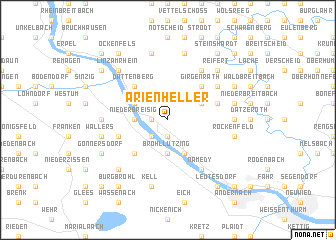 map of Arienheller