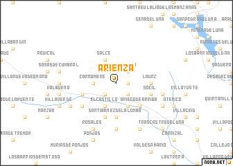 map of Arienza