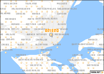 map of Ariero