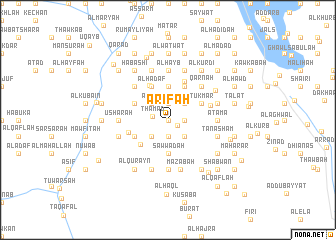map of ‘Arīfah