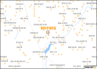 map of Arifane